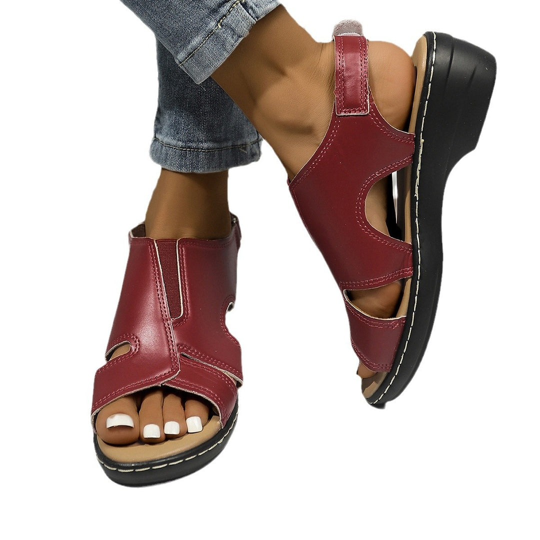 Damen Komfortable und stilvolle Sandalen mit verstellbarem Riemen R&B