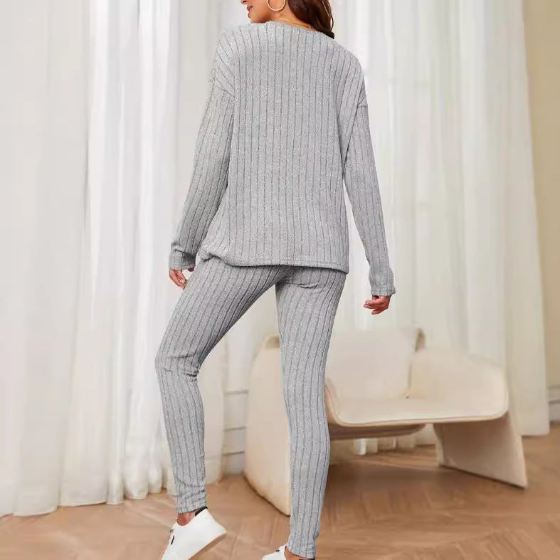 Damen bequeme Strickanzug R&B