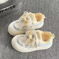 Damen Sneakers mit verspieltem Gingham-Band und kuscheligem Innenfutter R&B