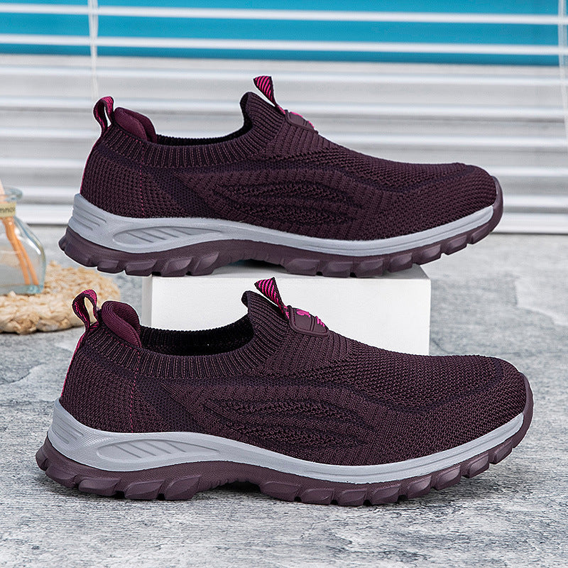 Damen Komfortable Slip-On Freizeitschuhe R&B