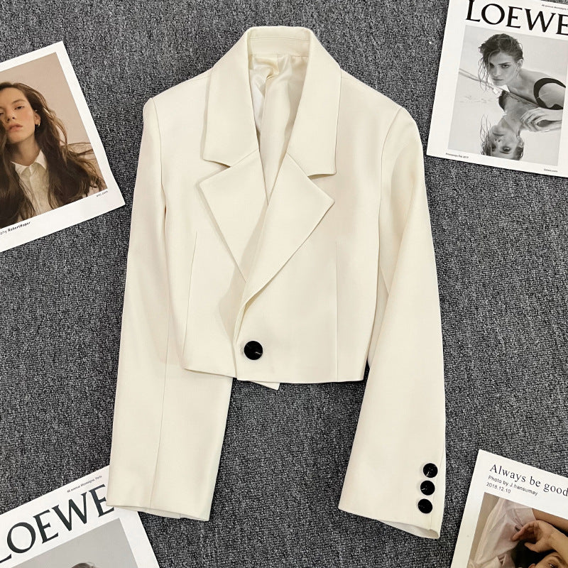 Damen Blazerjacke mit tailliertem Schnitt und elegantem Revers R&B