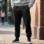 Herren Freizeithose mit elastischem Bund und praktischen Seitentaschen R&B