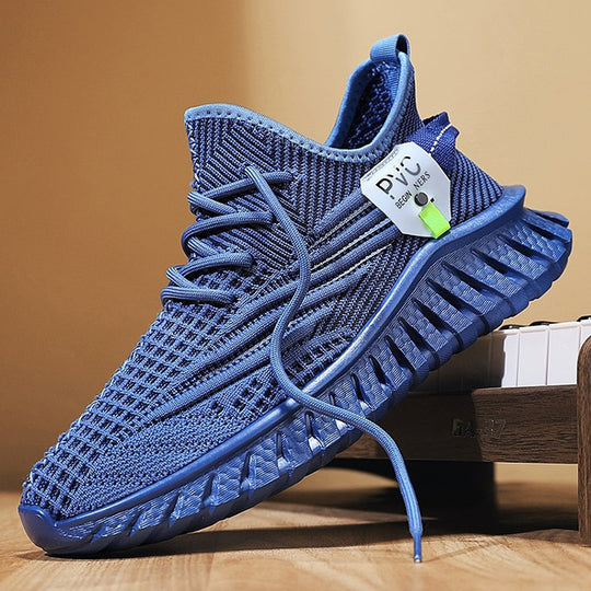 Damen Sportliche Leichtgewicht Sneakers mit atmungsaktivem Obermaterial und rutschfester Sohle R&B