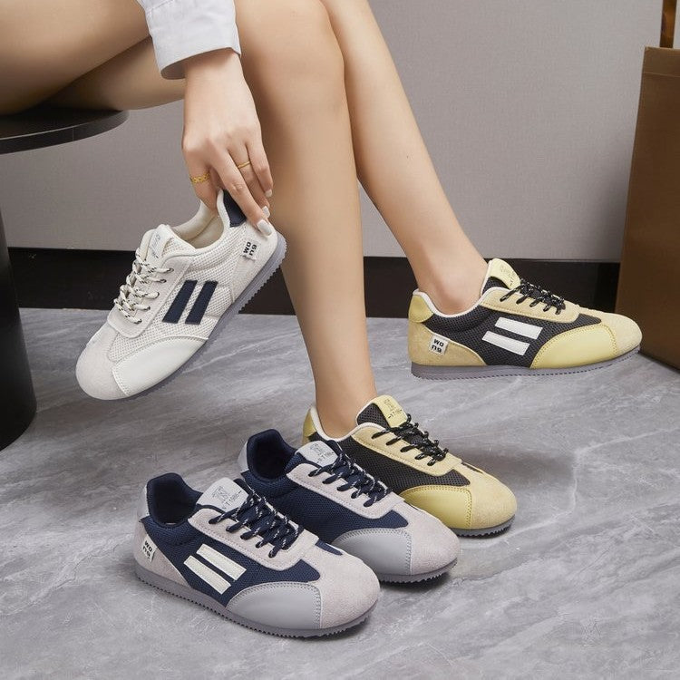 Damen Sportliche Freizeitschuhe mit rutschfester Laufsohle und atmungsaktivem Mesh-Heel R&B
