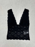Damen-Spitzen-Cami-Top mit tiefem V-Ausschnitt und verführerischem Design R&B
