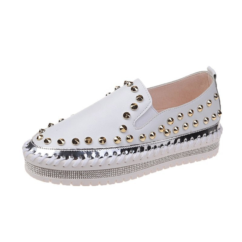 Damen Modische Slipper mit Nieten R&B