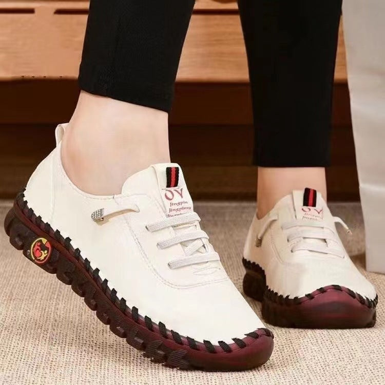Damen Bequeme und stilvolle Freizeit-Schuhe mit elastischem Schnürsystem R&B