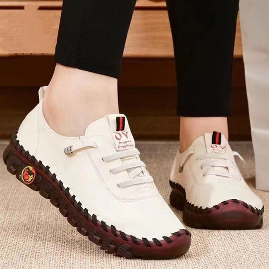 Damen Bequeme und stilvolle Freizeit-Schuhe mit elastischem Schnürsystem R&B