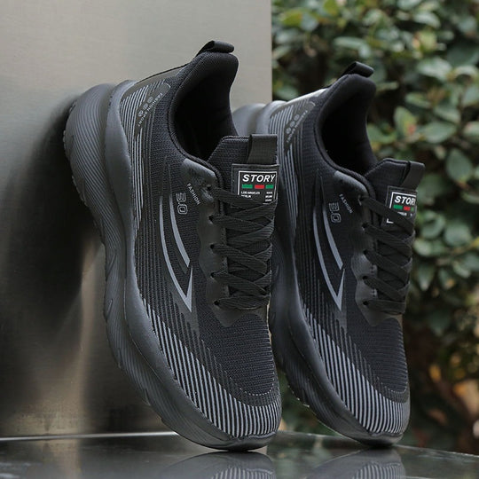 Damen Lauf-Sneaker mit atmungsaktiver Oberflächenstruktur und dämpfender Sohle R&B