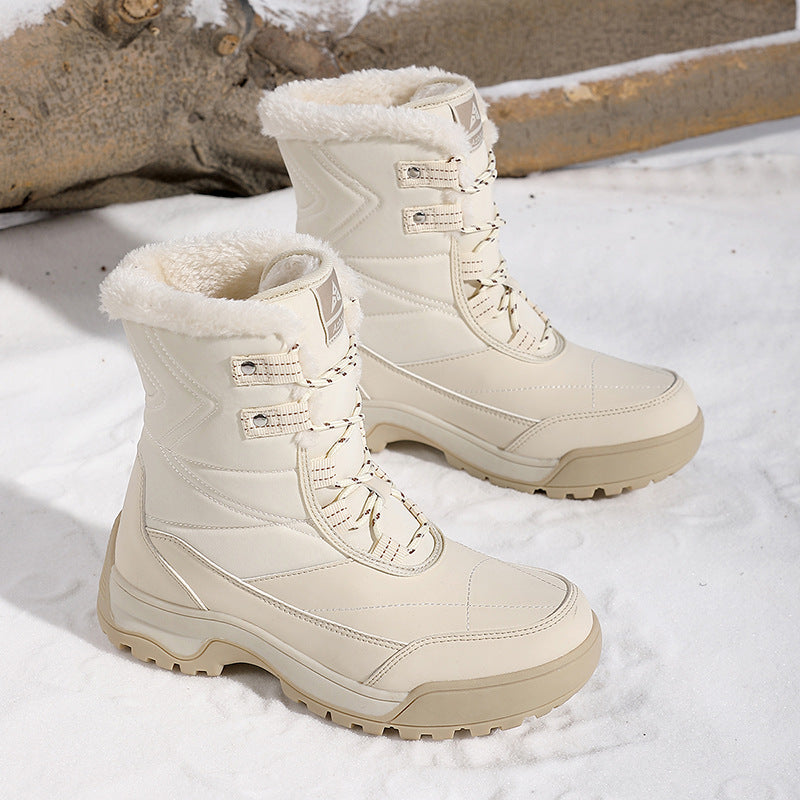 Damen Isolierte Winterstiefel mit rutschfester Sohle und kuscheligem Innenfutter R&B