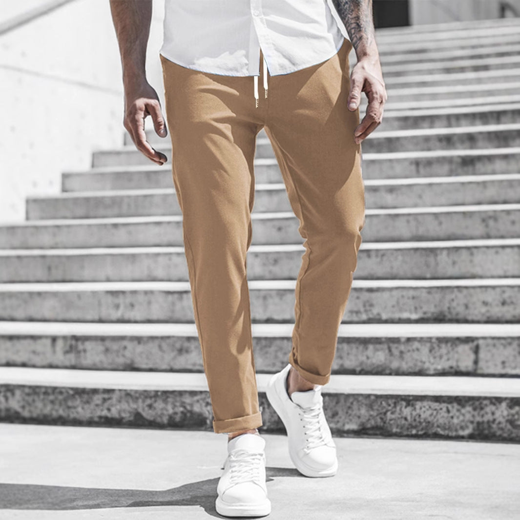 R&B Herren Freizeithose mit Kordelzug und Seitentaschen