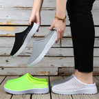 Damen Atmungsaktive Clogs aus Netzmaterial