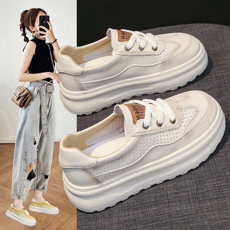 Damen sportive Chunky Sneakers mit atmungsaktivem Obermaterial und gepolsterter Sohle R&B
