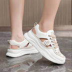Damen Sportliche Sneakers mit atmungsaktiven Einsätzen und modernem Design R&B