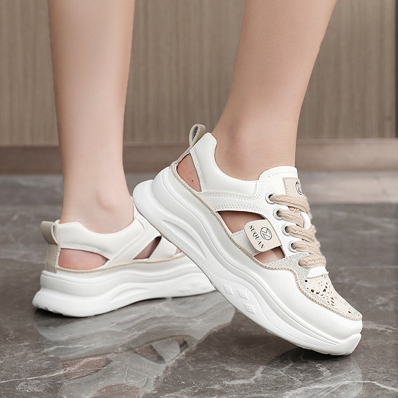 Damen Sportliche Sneakers mit atmungsaktiven Einsätzen und modernem Design R&B