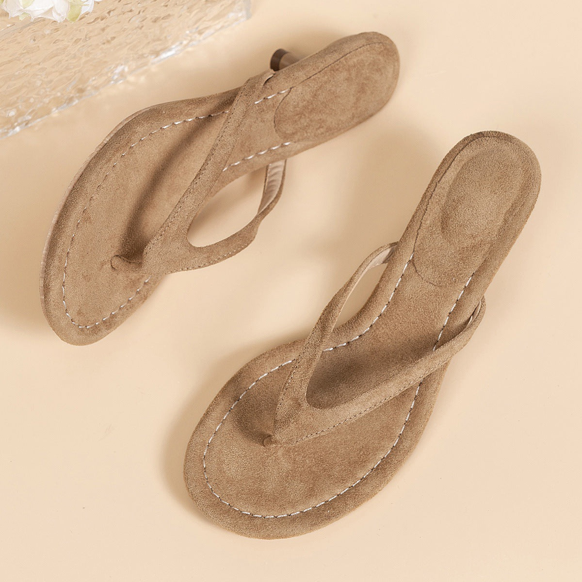 Damen Flip-Flops mit eleganter Absatzhöhe R&B