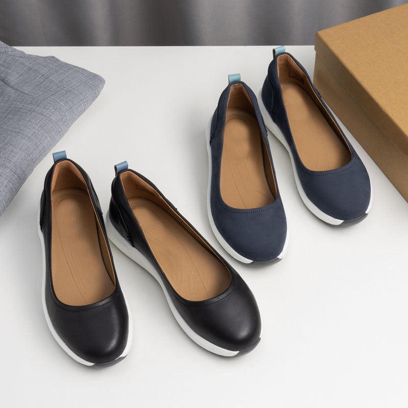 Damen Bequeme Loafers mit rutschfester Sohle und atmungsaktivem Innenfutter