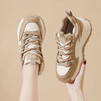 Damen Sportliche Chunky Sneakers mit dämpfender Sohle und rutschfestem Profil R&B