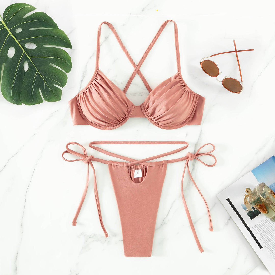 Damen Triangel-Bikini mit innovativem Trägersystem und figurschmeichelndem Schnitt R&B