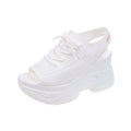 Damen sportliche Plateausandalen mit atmungsaktivem Obermaterial R&B