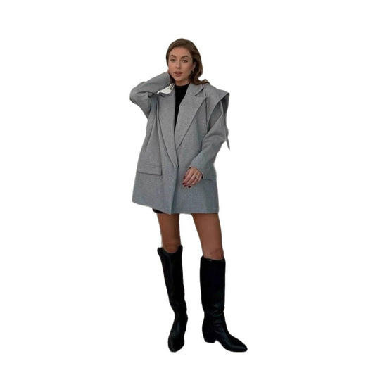 Damen elegante oversized Blazerjacke R&B