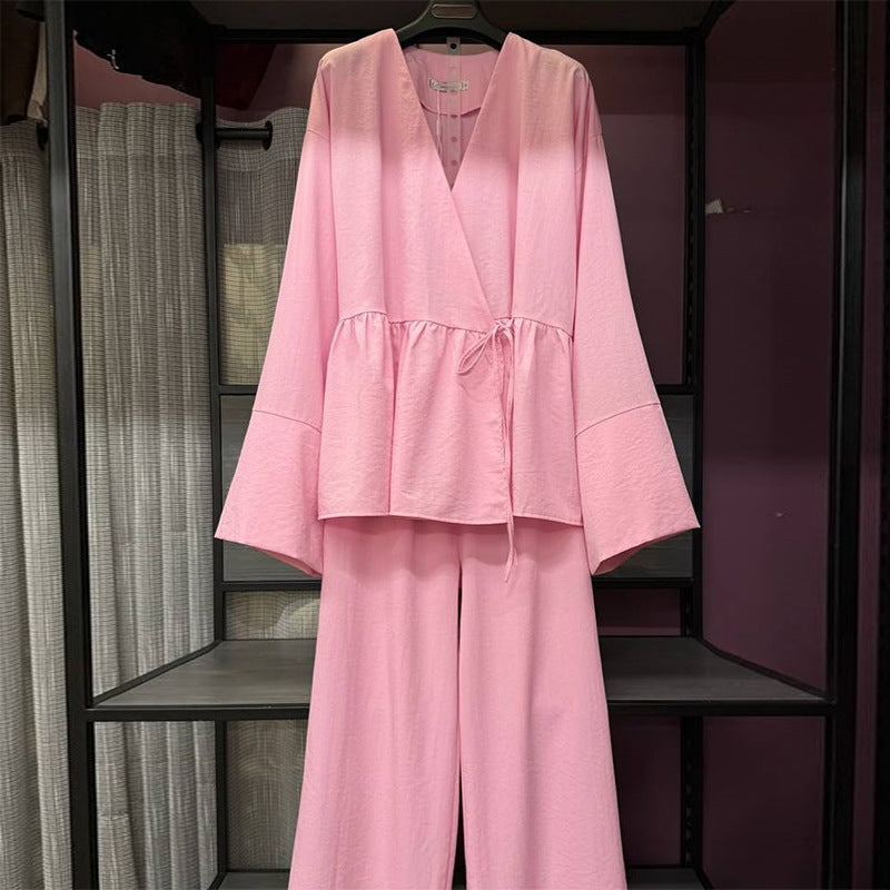 Damen Leichtes Loungewear-Set mit lockerer Passform R&B