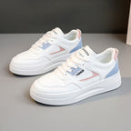 Damen modische Sneakers mit stoßdämpfender Sohle und eleganter Schnürung R&B