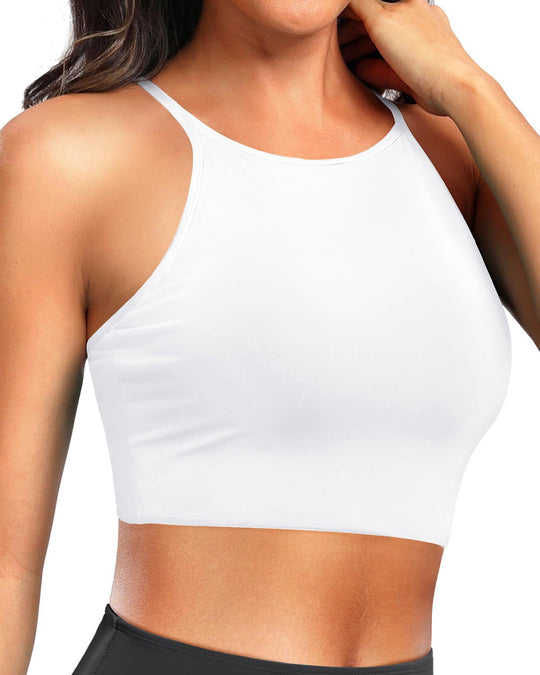Damen Sportliches Crop-Top R&B