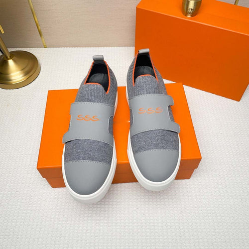Damen Sportliche Slip-On Sneakers mit elastischem Verschluss und atmungsaktiver Oberfläche R&B