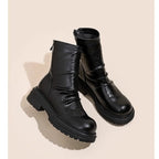 Damen modische Stiefel mit rutschfester Sohle und weichem Obermaterial R&B