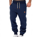 Herren nan komfortable Jogginghose aus hochwertiger Baumwollmischung mit elastischem Bund Kordelzug und Bündchen R&B