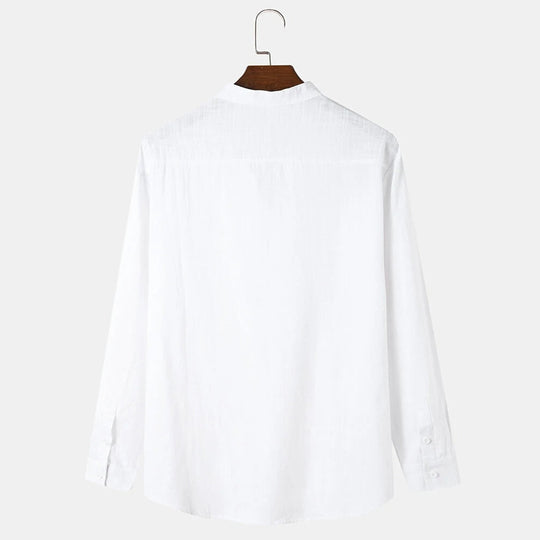 Damen lässige Leinenbluse R&B