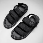 Damen sportliche und atmungsaktive Freizeitsandalen mit verstellbaren Riemen R&B