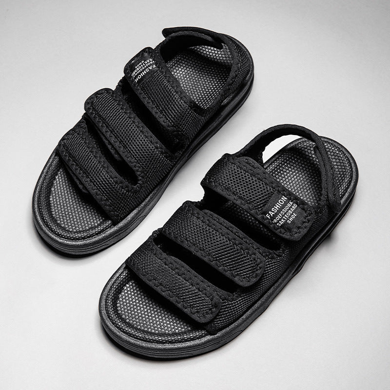 Damen sportliche und atmungsaktive Freizeitsandalen mit verstellbaren Riemen R&B