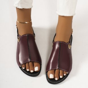 Damen offene Zehenschuhe mit modischem Design R&B