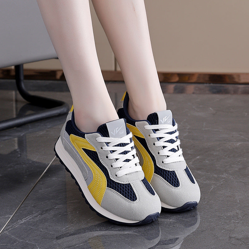 Damen Sportliche Sneakers mit atmungsaktiver Mesh-Oberfläche und dämpfender Sohle R&B