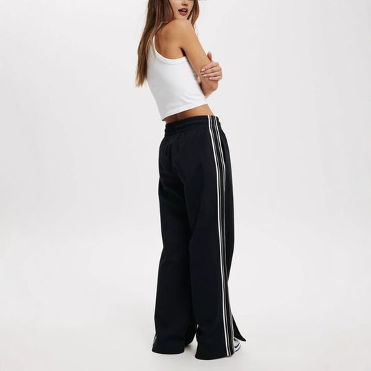 Damen Bequeme Freizeithose mit modischen Streifen R&B