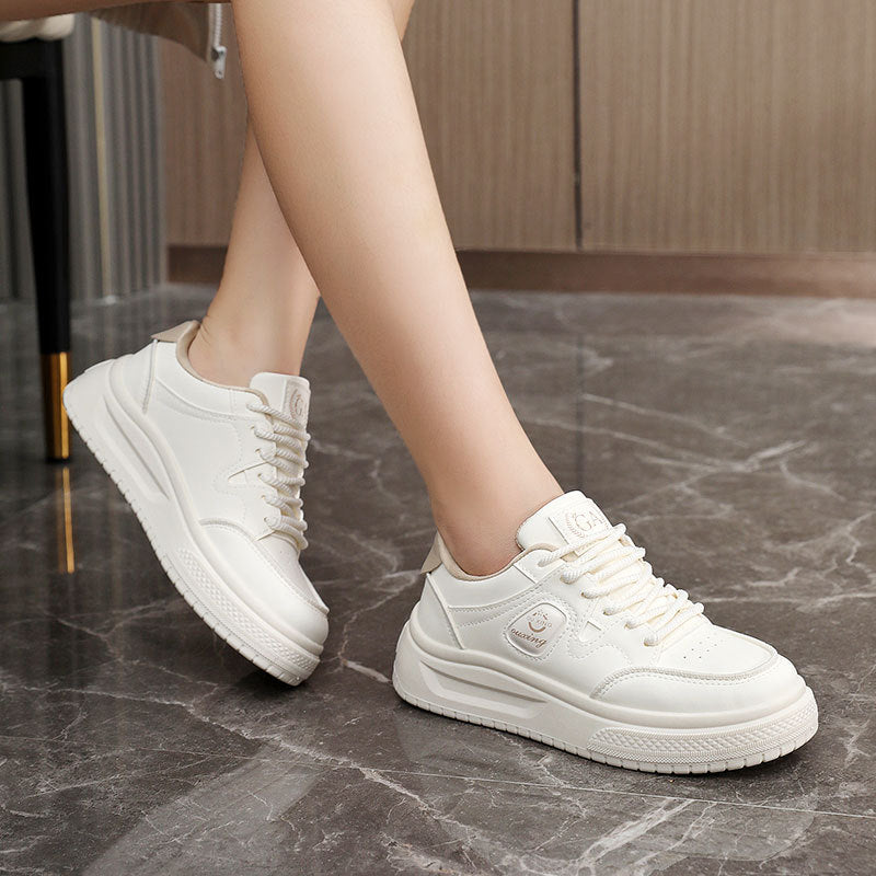 Damen modische Plateausneaker mit atmungsaktivem Obermaterial und rutschfester Sohle R&B