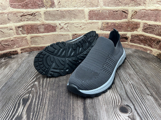 Damen Sportliche Slip-On Sneakers mit atmungsaktiver Mesh-Oberfläche R&B