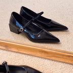 Damen elegante Mary Jane Pumps mit modischer Blockabsatzgestaltung R&B