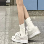 Damen Modische Sneakers mit hochwertiger Wildleder-Oberfläche und weichem Fußbett