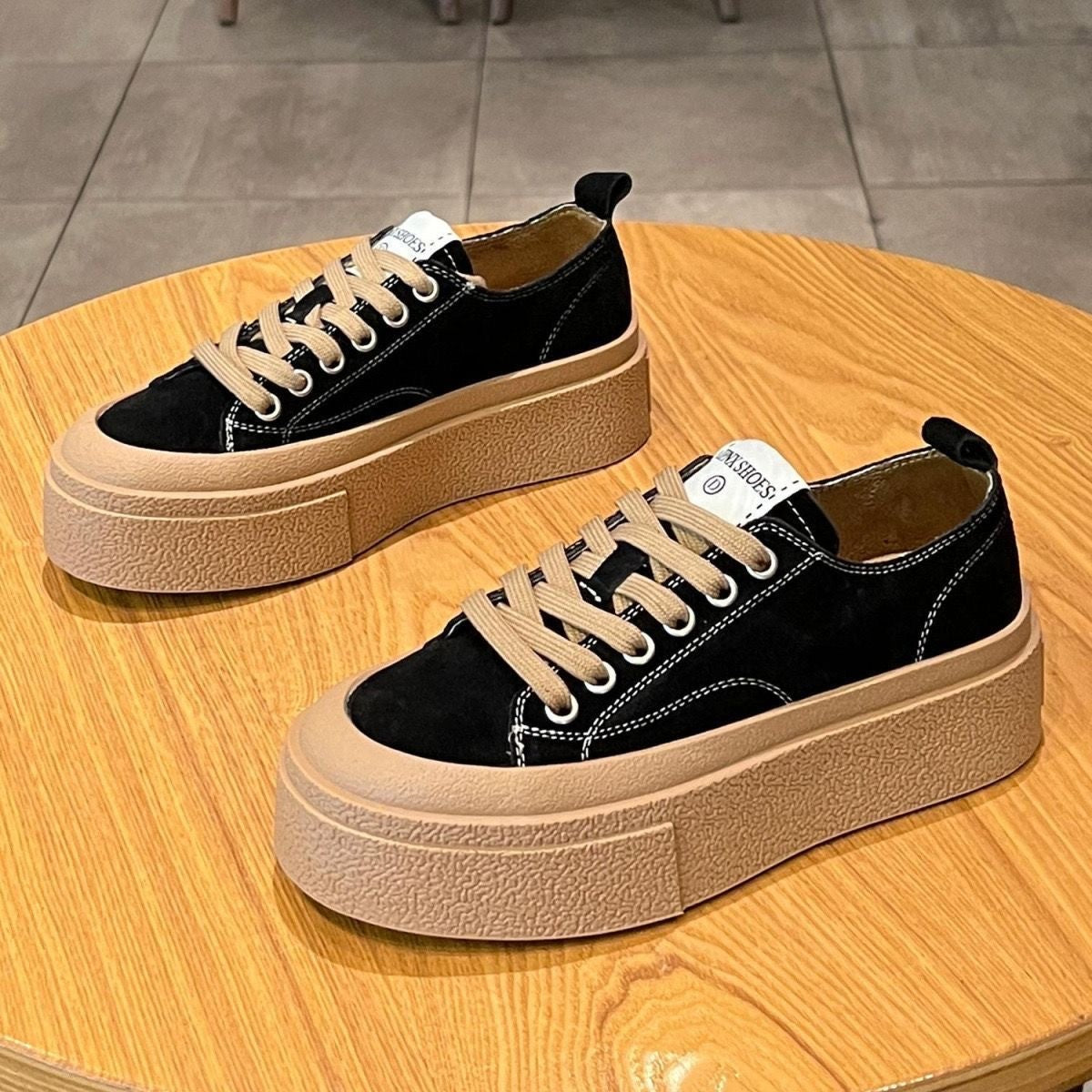 Damen Plattform Sneakers R&B