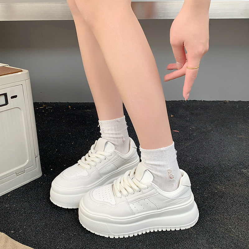 Damen Plateau-Sneaker mit atmungsaktivem Obermaterial und rutschfester Sohle R&B