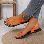 Damen Zehentrenner-Sandalen mit elegantem Riemendesign und komfortablem Fußbett R&B
