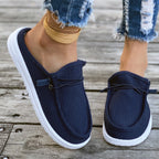 Damen Slip-On Mokassins mit attraktiver Rippstruktur R&B
