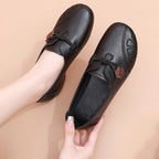Damen Komfortable Ballerinas mit dekorativem Knotendesign R&B