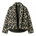 Damen Steppjacke im eleganten Leopardenmuster R&B