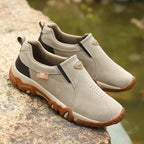 Damen bequeme Slip-On Sneakers mit atmungsaktiver Oberfläche R&B