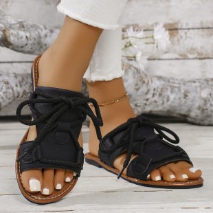 Damen Komfortable Sandalen mit verstellbarem Schnürsystem R&B