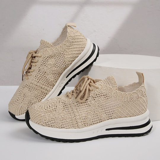 Damen Sportliche Komfort-Sneaker mit atmungsaktivem Obermaterial R&B